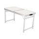 thumbnail image 3 of Mesa plegable mesa de comedor portátil ligera para senderismo de patio mochilado Tubo cuadrado áspero, 3 of 8