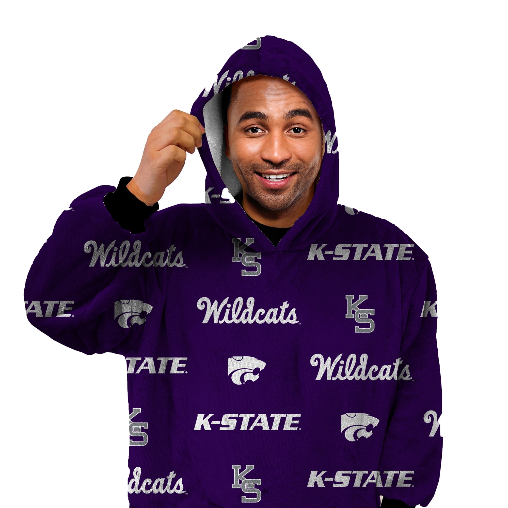 NCAA Unisex Kansas State Wildcats FAN CAPE Game Day Fan Apparel