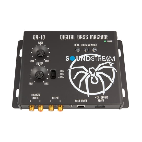 Soundstream BX-10 – Bass Enhancer Processor | Car Audio Bass Restoration Processor with Remote Control | Epicenter Alternative for Factory & Af