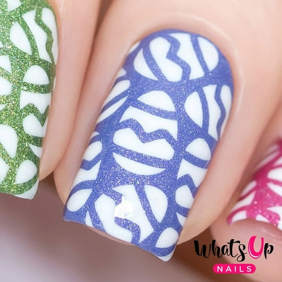Whats Up Nails - Eggs Vinyl Stencils Nail Art Design