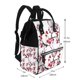 thumbnail image 2 of Fotbe Cherry Blossoms Mochila Maternidad - Lona de Sarga Impermeable, Mochila de Pañales de Gran Capacidad con Múltiples Bolsillos y Correas Ajustables, 2 of 6