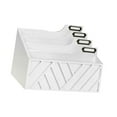 thumbnail image 5 of FashionCha Mail Organizer Countertop Accessories 4 Compartments Letter Holder Letter Sorter White, 5 of 9