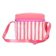 thumbnail image 2 of Ozark Trail Coated Soft Side Cooler with Removable Hardliner, 6 Can , 6 Quart Capacity, Summer Vibes Collection, Coral, 2 of 9