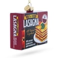 thumbnail image 4 of Lasagna Box Glass Christmas Ornament, 4 of 5