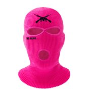 Aellinatey Army Tactical Mask 3 Hole Full Face Mask Ski Mask Winter Cap Balaclava Helmet