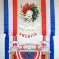 thumbnail image 5 of Independence Day Decorations, Independence Day Wreath Home Red White And Blue Home Decor Front Door Door Hanging Wall Hanging, 5 of 7