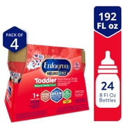 Enfagrow NeuroPro Liquid Toddler Nutritional Milk Drink, Supports Growth & Immune Health, Natural Milk Flavor, 8 Fl Oz Bottle, 24 Count