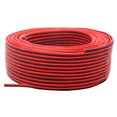 thumbnail image 2 of 2X 2Pin Wire 100M 22AWG 12V/24V Extension Cord Red and Black 2-Wire Stranded Tinned Copper LED Light Bar Power Cord, 2 of 7