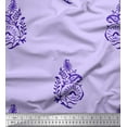 thumbnail image 1 of Soimoi Rayon Fabric Leaves,Floral & Paisley Block Decor Fabric Printed Yard 42 Inch Wide, 1 of 3