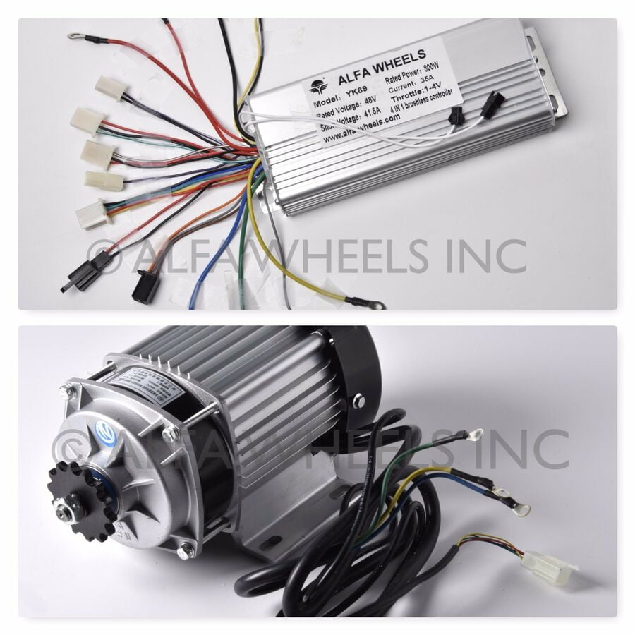 48V 500//750W Brushless Geared Motor Electric Tricycle Engine Motor E-Bike Set