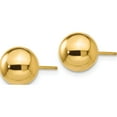 thumbnail image 2 of 14K Yellow Gold Polished 8mm Ball Post Earrings (8 X 8) Made In United States x8mmg, 2 of 5