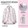 thumbnail image 5 of "Floral Sunflower Backpack - Stylish & Functional School Bag for Women, Water-Resistant, Spacious Compartments, Wildflower Print, Perfect for College & Work", 5 of 6