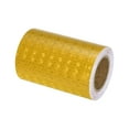thumbnail image 1 of Unique Bargains Reflective Tape, 4' x 17 Ft Waterproof High Visibility Warning Safety Tape, Yellow, 1 of 6