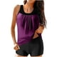 thumbnail image 2 of Traje de baño de 2 piezas para mujer, trajes de baño para mujer, traje de baño de dos piezas con tirantes y diseño de bloques de color liso para mujer, vestido de baño para mujer, 2 of 4