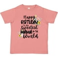 thumbnail image 3 of Inktastic Happy Birthday to the Sweetest Mama in the World Girls Toddler T-Shirt, 3 of 5