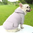 thumbnail image 2 of TELOLY Pet Clothes,For Autumn and Winter Dog Winter Coat,For Small Dogs Dog Sweatshirt Dog Hoodies,Purple,S, 2 of 7
