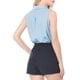 thumbnail image 3 of CAMISA SIN MANGAS DE CUELLO PUNTA PARA MUJERES INSPIRAR CHIC XL AZUL CIELO, 3 of 7