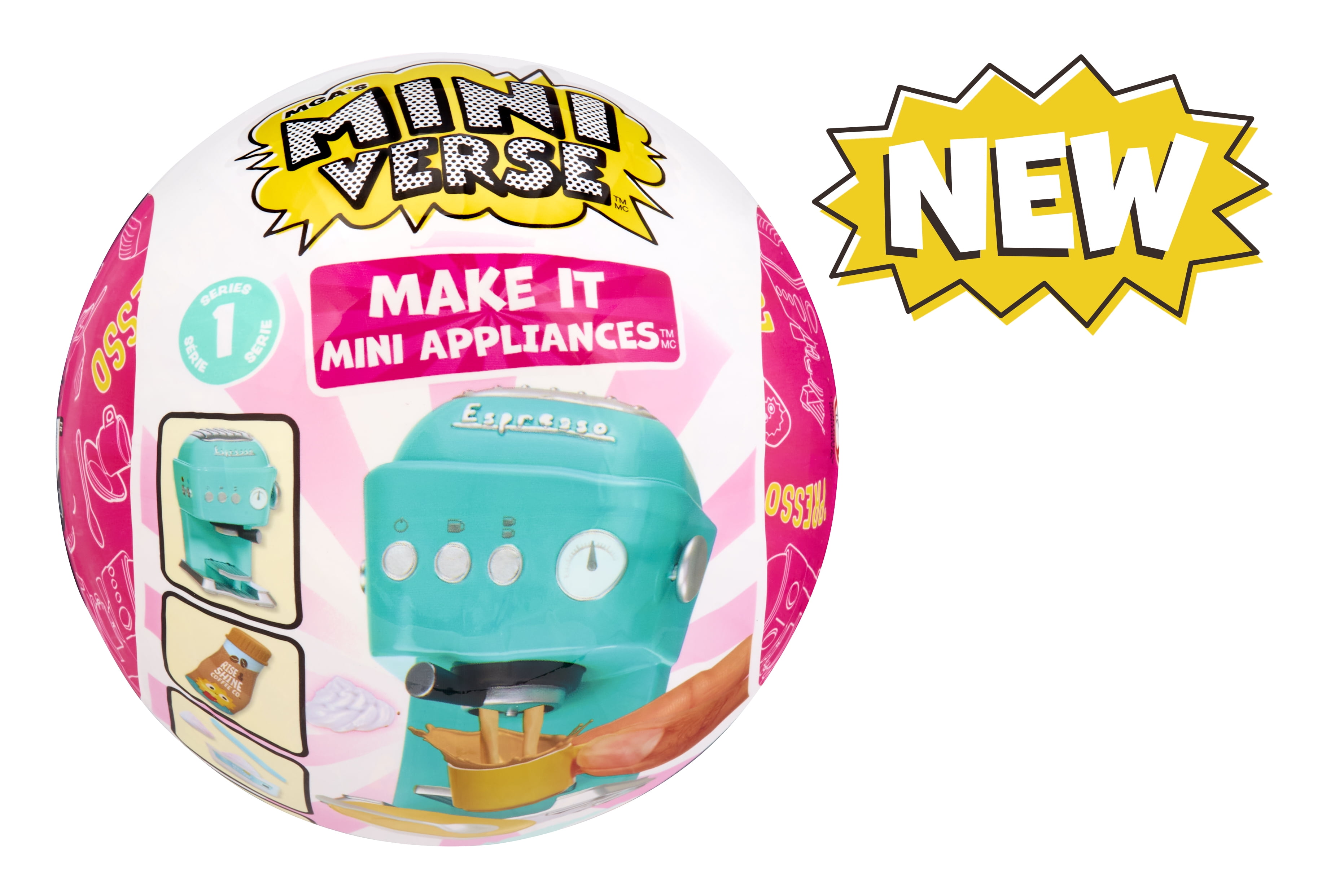 MGA's Miniverse Make It Mini Appliances Mini Collectibles, Novelty Food Toy, Ages 8 & up