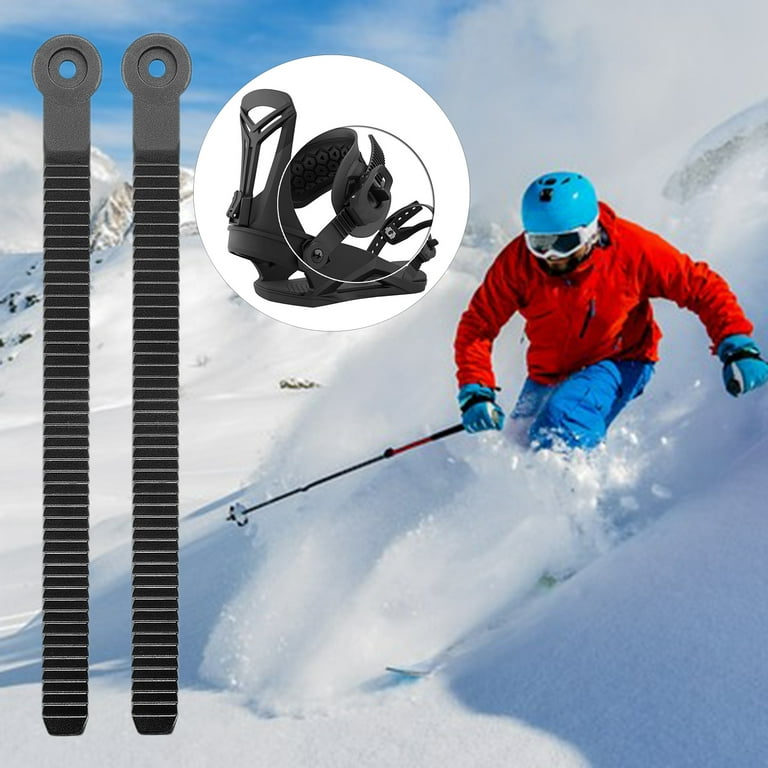 1 Pair Snowboard Strap-In Binding Ratchet Buckle Winter Sports Ski