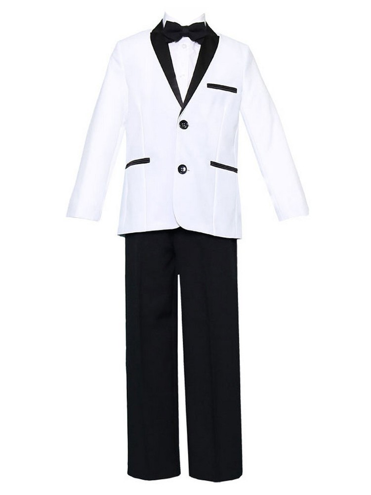 boys slim fit black suit