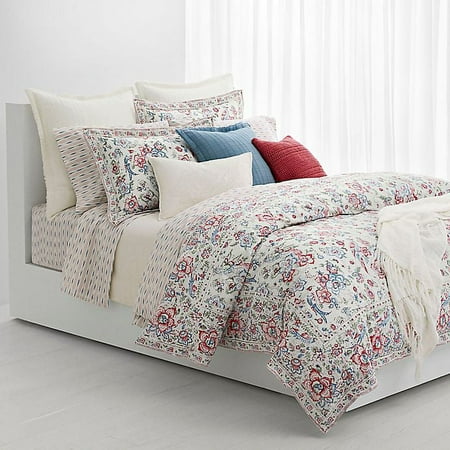 RALPH LAUREN Lucie Ivory Floral KING Duvet Cover