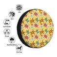 thumbnail image 4 of Pofeuu Sea and Sand Print Spare Tire Wheel Cover for Car Truck SUV Camper Universal Fit Spare Tire Cover RV Spare Tire Covers-17 inch, 4 of 6