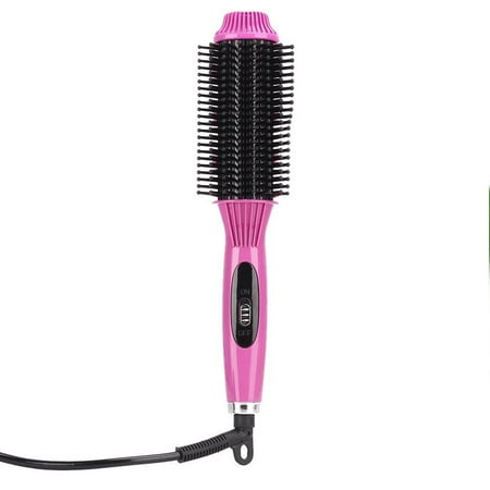 IGIA Curling Iron Brush Portable 3 in 1 Curling Tong for Short and Long Hair Curler (Best Curling Tongs For Long Thick Hair Uk)