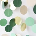 thumbnail image 5 of Sage Green Party Decorations, Boriyuan Paper Lanterns Tissue Paper Pompoms Paper Fan Circle Dots Garland for Birthday Engagement Bridal Shower Wedding Garden Party Supplies, 5 of 8