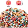 thumbnail image 2 of JANYUN Multicolor Acrylic Alphabet Loose Bead, 4 x 7 mm, (1900 Count), 2 of 6
