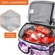 thumbnail image 5 of Bolsa Térmica de Almuerzo Doble Piso Floral Morada para Mujer OPUX, 5 of 9