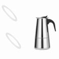 thumbnail image 1 of Casserole en Acier Inoxydable, Cafetière Italienne avec Anneau d'Étanchéité/pots, 1 of 4