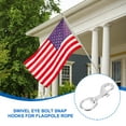 thumbnail image 6 of Swivel Eye Bolt Snap Hooks 4.13x1.06", Heavy Duty Single Ended Clips for Flag Pole and Pet Leash, 6 of 7