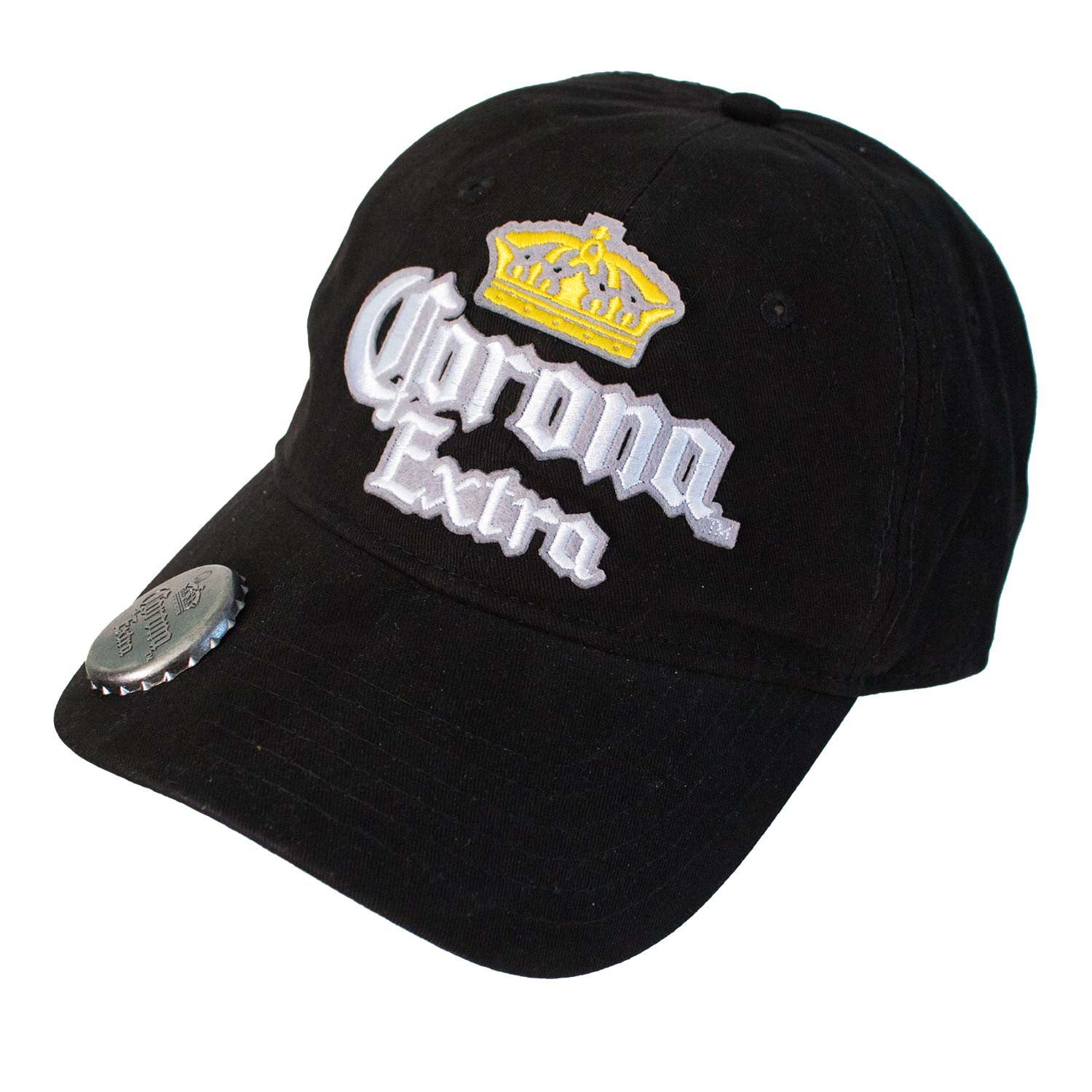 Corona Extra Beer Modelo Advertising Black Baseball Cap Hat New 1 Size Fits All 