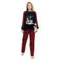 thumbnail image 3 of Ihaphap Faith Hope Love Jesus Black Family Christmas Matching Pajamas Set, 5-6Y-Kid, 3 of 5
