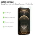 thumbnail image 2 of Freedomtech Tempered Glass Screen Protector Compatible with iPhone 12 Pro Max Self-Adhere Bubble-Free Clear Oleophobic Coating 9H Hardness For Apple iPhone 12 Pro Max (1-Pack), 2 of 3