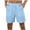 Light Blue, variant on cfhntfmh Lounge Shorts for Men Soft Elastic Waisted Summer Shorts Big and Tall Casual Wide Leg Gym Running Activewear Clothes