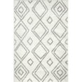thumbnail image 2 of nuLOOM Iola Geometric Shag Area Rug, 5' 3" x 7' 6", White, 2 of 9