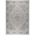 thumbnail image 5 of Nicole Miller New York Patio Country Dahlia Transitional Medallion Indoor/Outdoor Area Rug, Grey/Black, 5'2"x7'2", 5 of 7