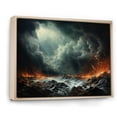 thumbnail image 2 of Designart "Storm Tempest Euphony II" Landscapes Floater Framed Wall Art Print, 2 of 7