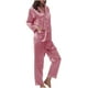 thumbnail image 2 of Puntoco Ropa De Hogar Informal para Mujer Tops De Manga Larga Pantalones Color Pijamas De Noche Trajes Liquidación Puntoco Puntoco-4211, 2 of 6