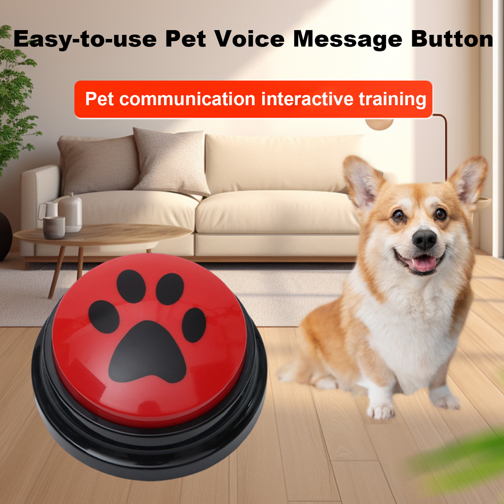 Eisoary Dog Communication Talking Button Dog Training Button Record ...