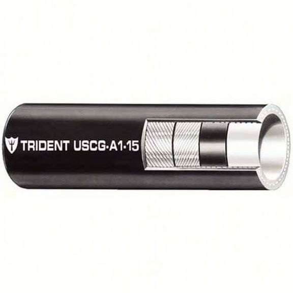 Trident Type A1-15 & A1-10 Barrier Lined Fuel Marine Hose with 100# Working Pressure