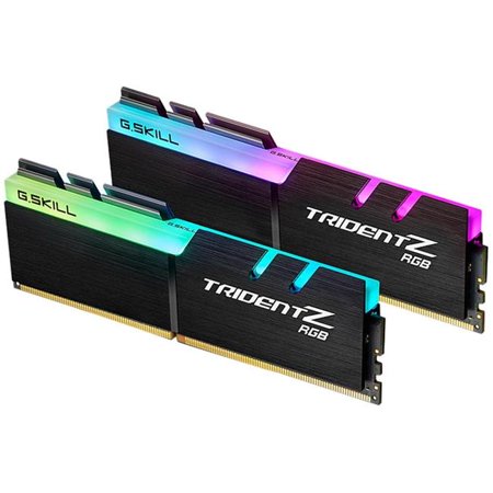 G Skill F4-3200C16D-32GTZR TridentZ RGB Series 2 x 16GB 288-Pin DDR4 SDRAM DDR4 3200 AMD 3000 Compatible Intel XMP 2.0 Desktop Memory