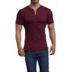 thumbnail image 4 of Playera Hombre Cuello Henley Casual Cómoda Manga Corta, 4 of 7