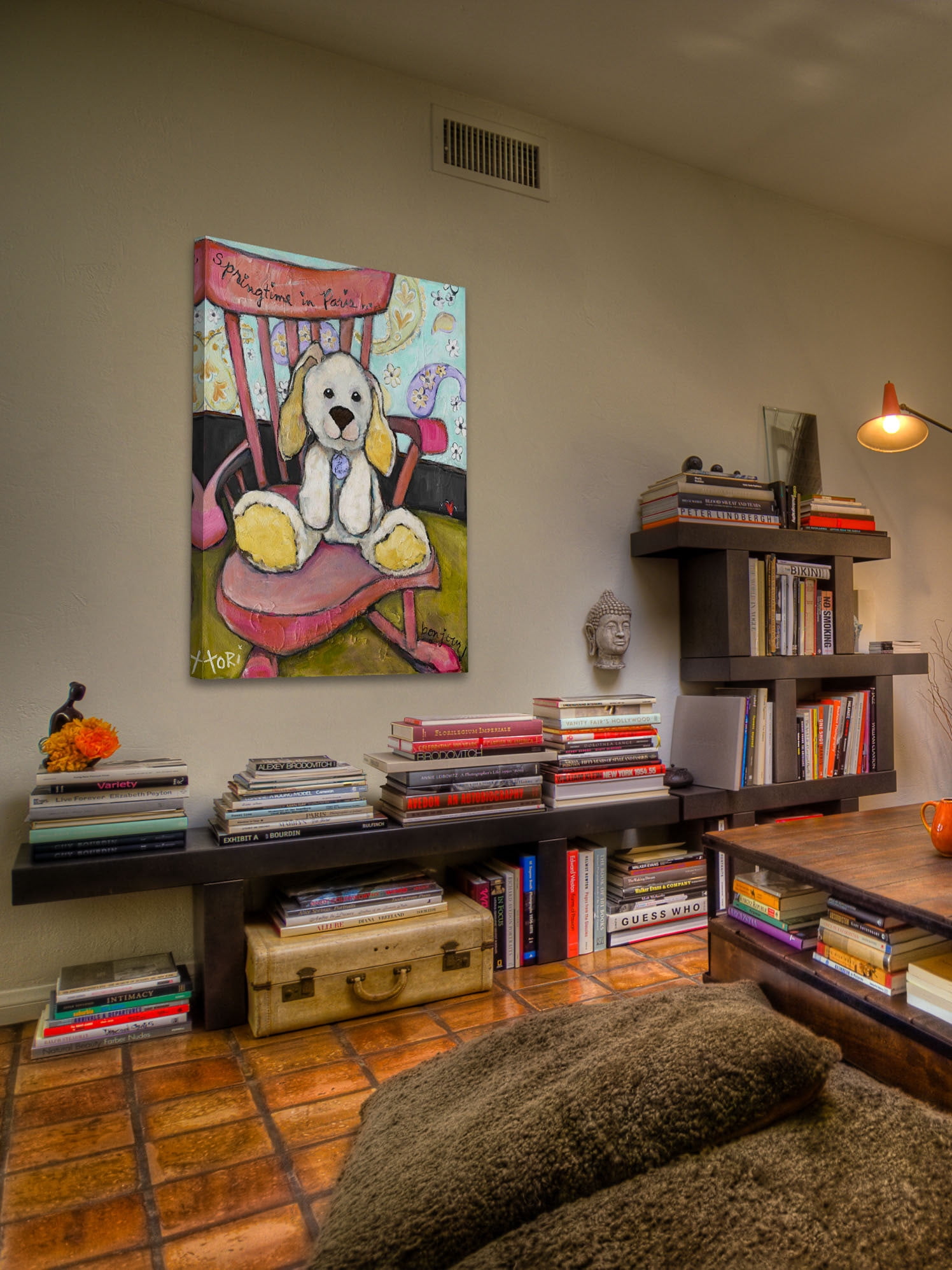 Marmont Hill "Springtime in Paris" by Tori Campisi Painting Print on Canvas