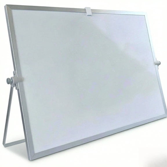 Double-Sided Magnetic Dry Erase Whiteboard 20x30cm, Small Portable Whiteboard with Stand, Wall-Mounted Drawing Memo Board for School, Office & Home – Basic Set (Accessories Not Included)