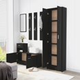 thumbnail image 5 of vidaXL Hallway Unit Black 39.4"x9.8"x30.1" Engineered Wood, 5 of 5