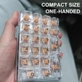 thumbnail image 6 of Necvior 22keys Ice Crystal Clearly Keycaps Effortless Setups Keycaps for Numeric Keyboard Keyboard Customization Keycaps, 6 of 10