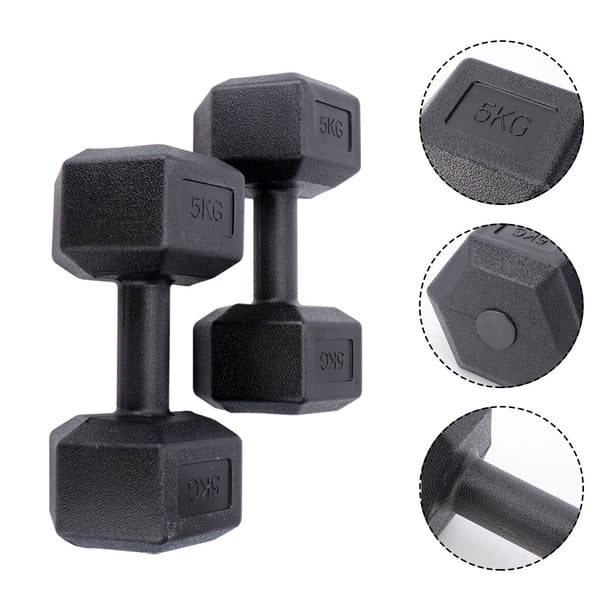 Houderco 1 De Hexagonal De Para Ejercicio Fitness Con Agarre Antideslizante Negro