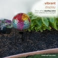 thumbnail image 4 of Alpine Corporation 10" x 12" Mosaic Glass Globe Decoration, Multicolor, 4 of 12